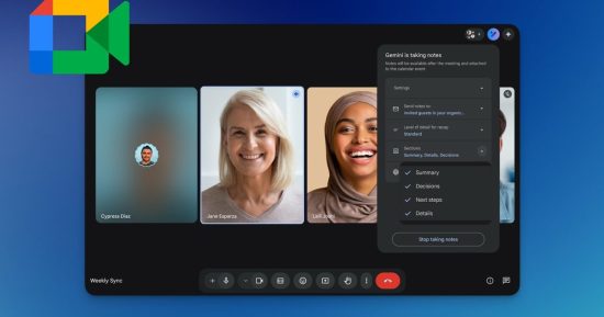 Le preneur de notes IA de Google Meet est devenu bien meilleur et moins écrasant