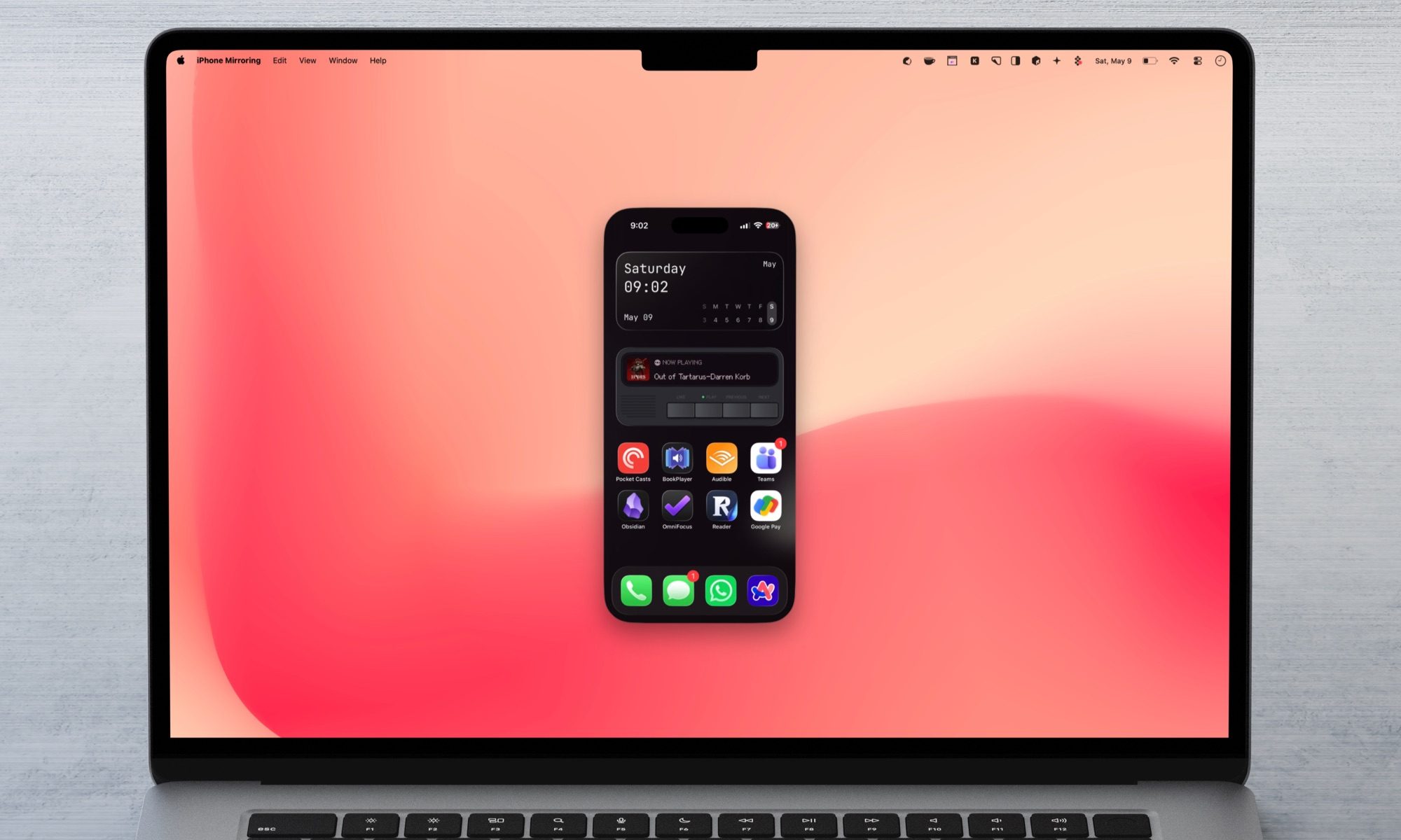 Mise en miroir d'iPhone sur Mac