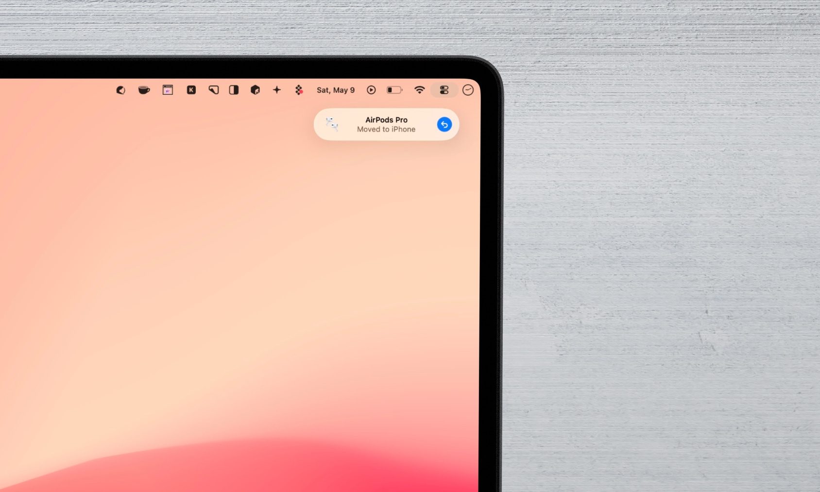 Les AirPods Pro automatiquement déplacés vers l'iPhone