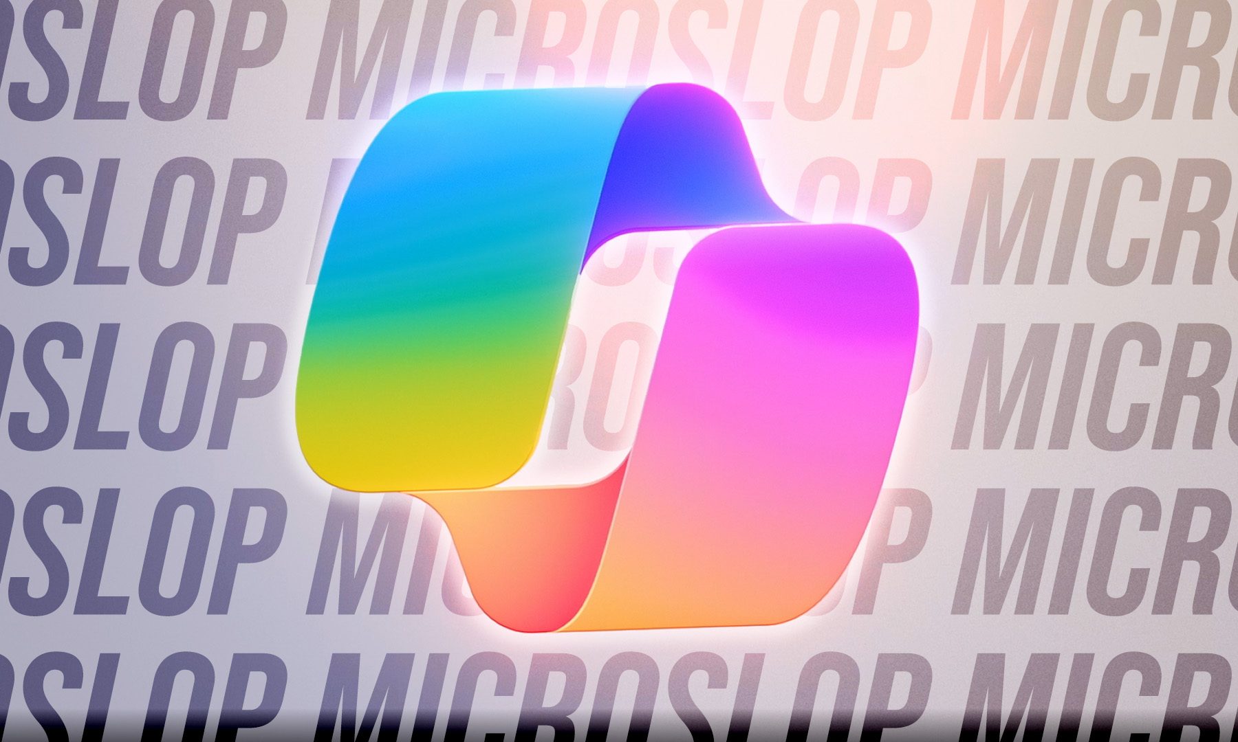 Logo Microslop Microsoft AI Copilot