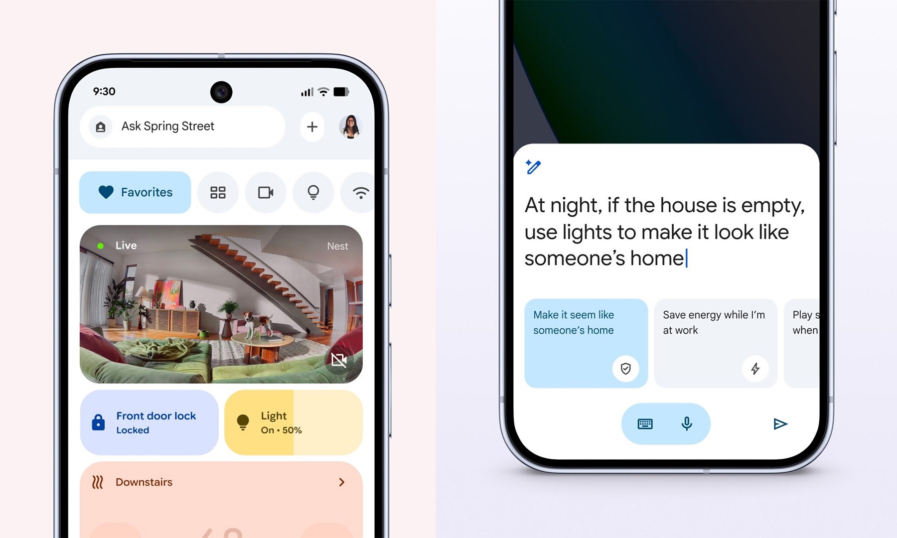 Automatisations Google Home Nest en vedette