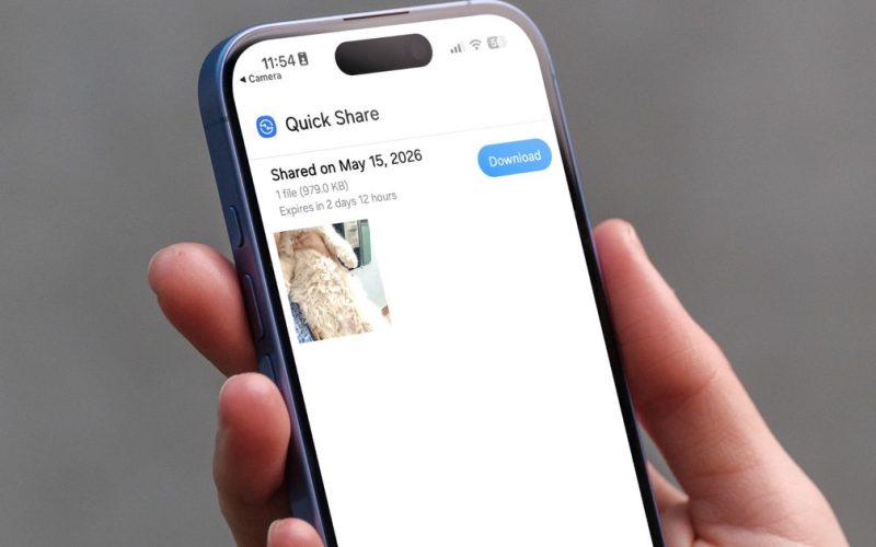Votre téléphone Android peut désormais partager des fichiers avec n'importe quel iPhone à l'aide d'un code QR Quick Share
