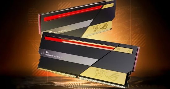 Le premier kit de mémoire DDR5 d'ASUS ROG semble rapide, flashy et absurdement cher