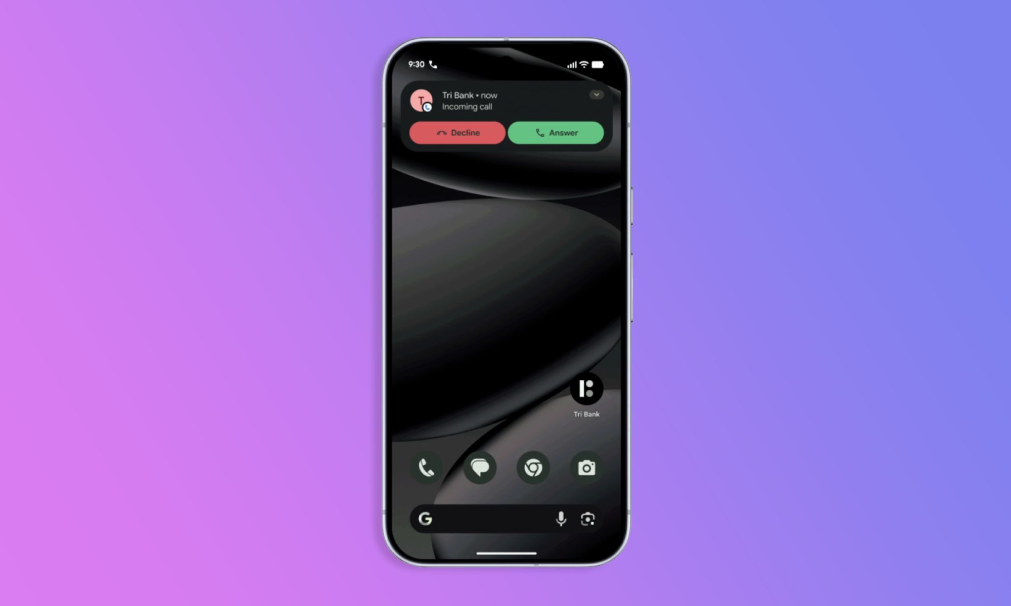 Vérification des appels financiers Android