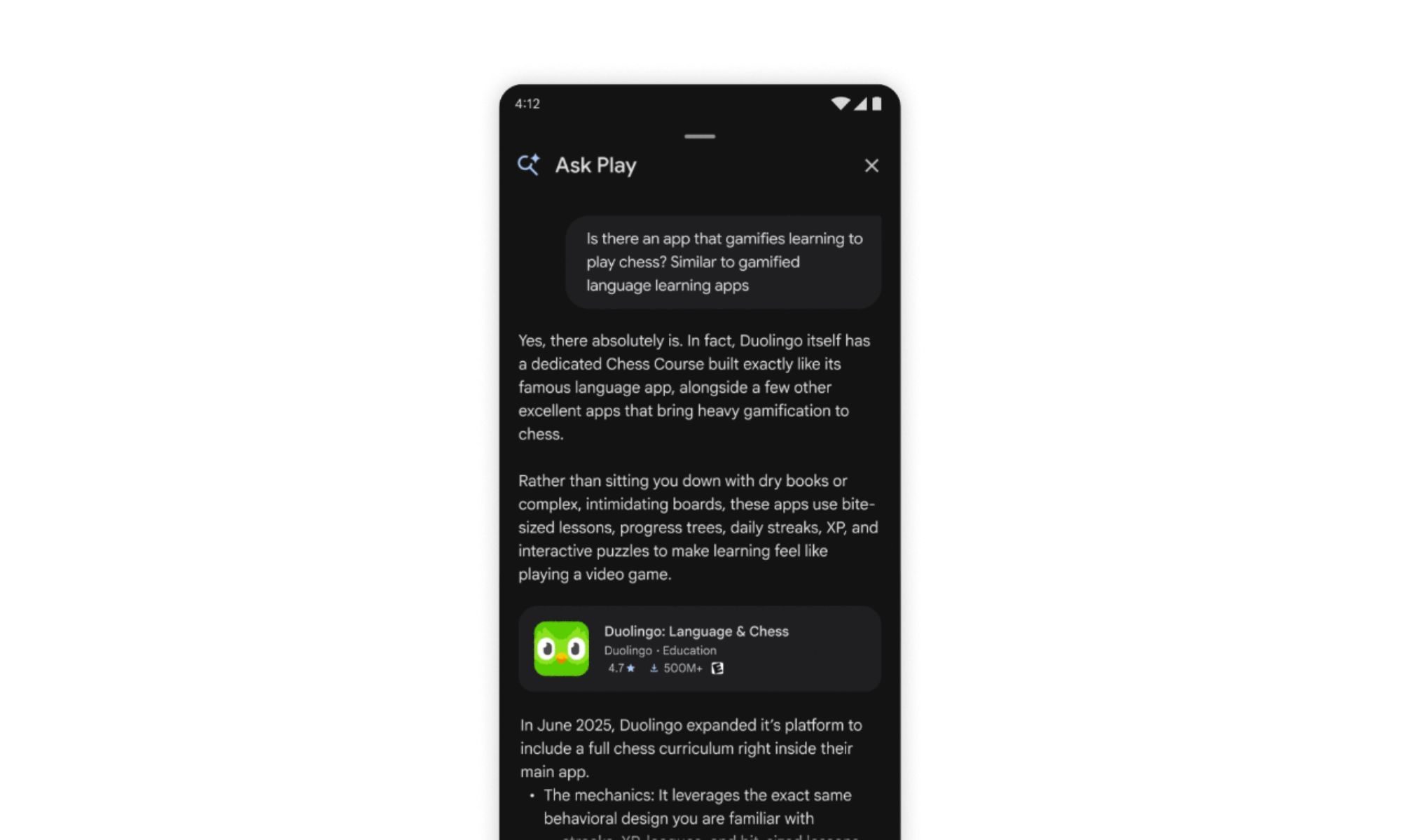 Google Play Demander à jouer