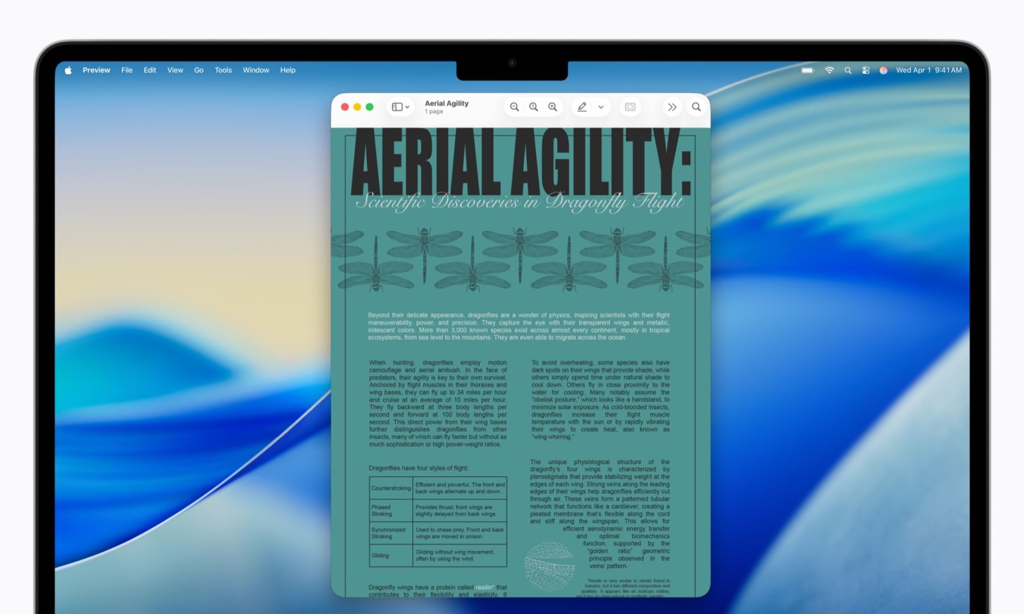 Accessibility Reader fonctionne sur des sources plus complexes comme des articles scientifiques