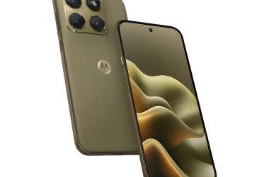 La fuite du Motorola Edge 70 montre un téléphone tout doré et scintillant