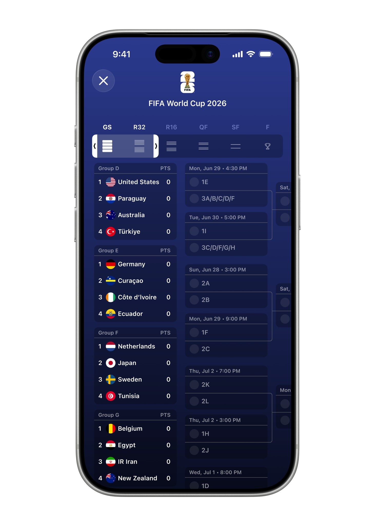 Apple Sports propose désormais des statistiques sur la Coupe du monde
