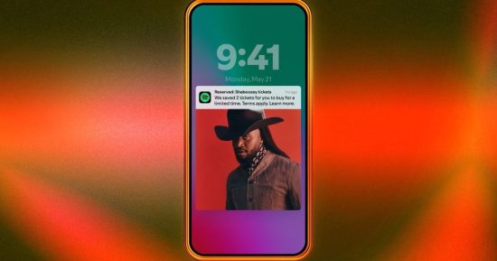 Vos artistes les plus écoutés sur Spotify pourraient vous offrir un accès anticipé à leurs billets de tournée