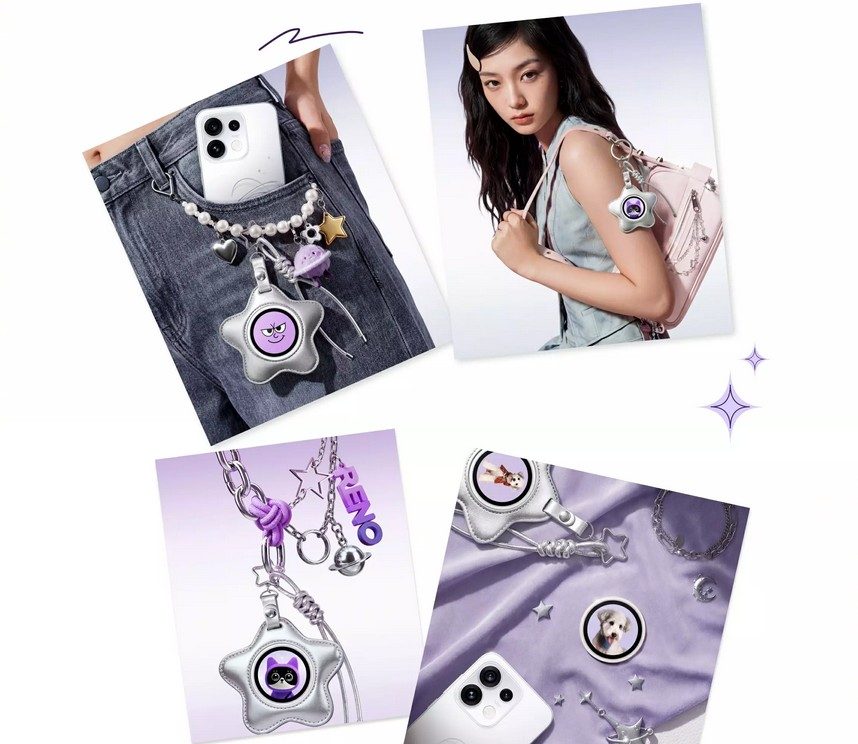 Oppo Bubble utilisé comme accessoire technologique