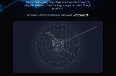 Google met fin au projet Mariner, l'agent IA qui naviguait sur le Web comme un humain