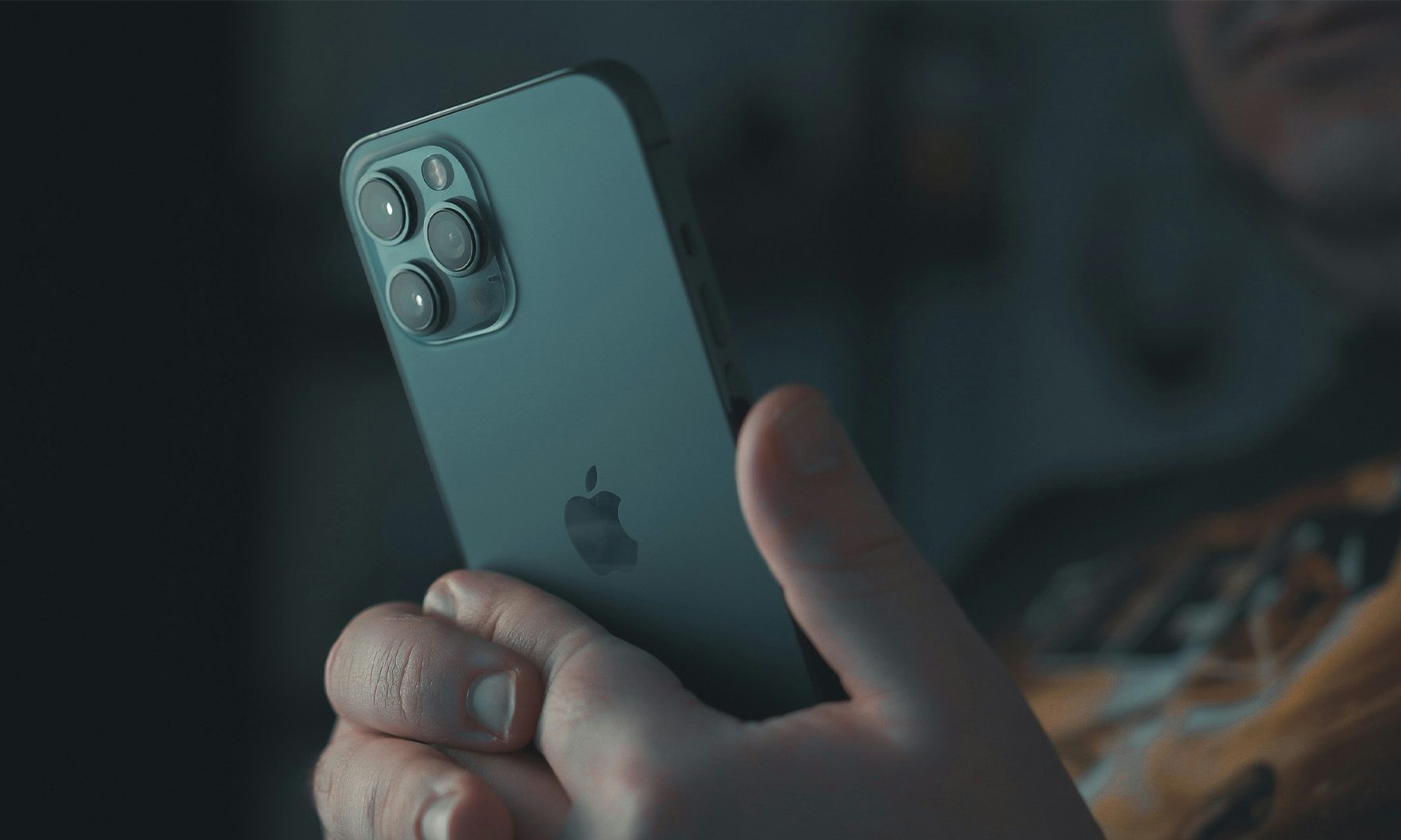 Apple iPhone en utilisation manuelle