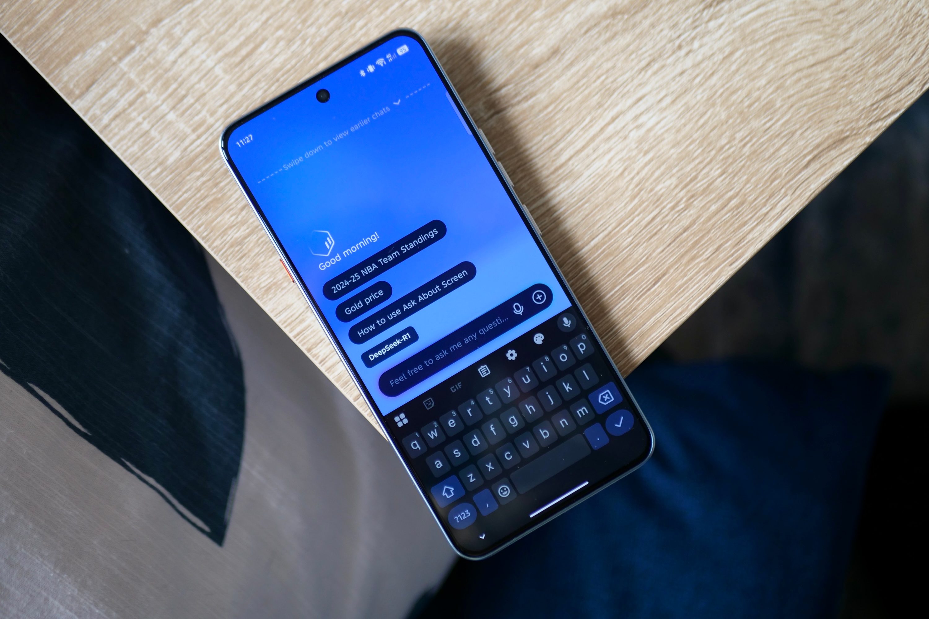 L'assistant Ella sur le Tecno Camon 40 Premier.
