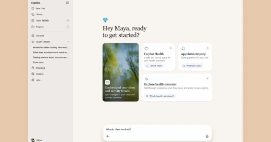 Microsoft souhaite que Copilot réponde à toutes vos questions liées à la santé et stocke vos dossiers médicaux