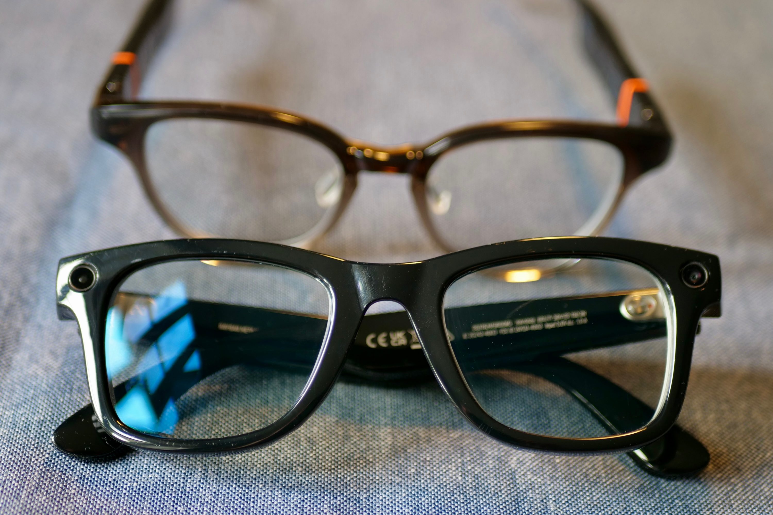 La face avant des lunettes intelligentes Ray-Ban Meta.