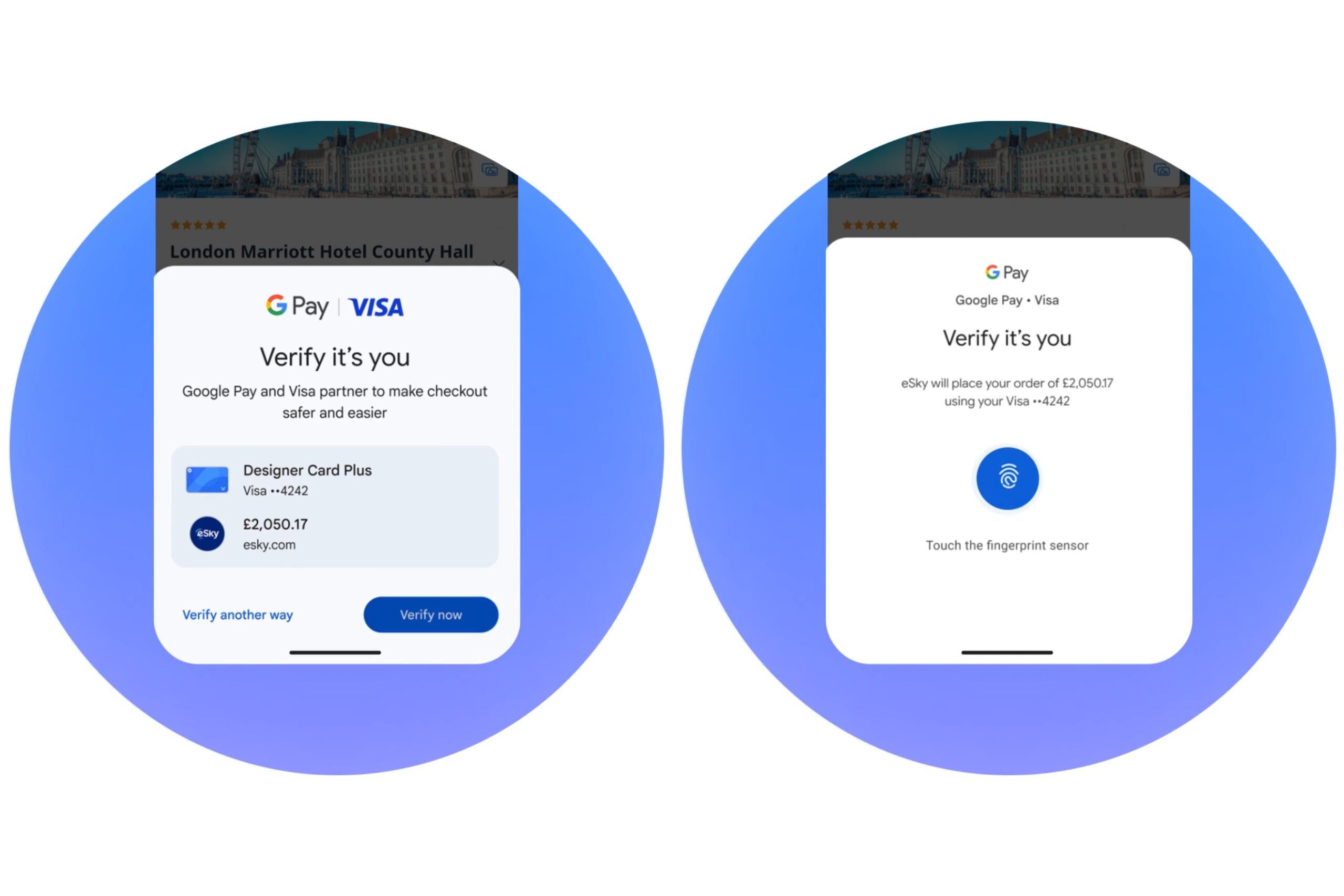 google-pay-checkout-biométrique