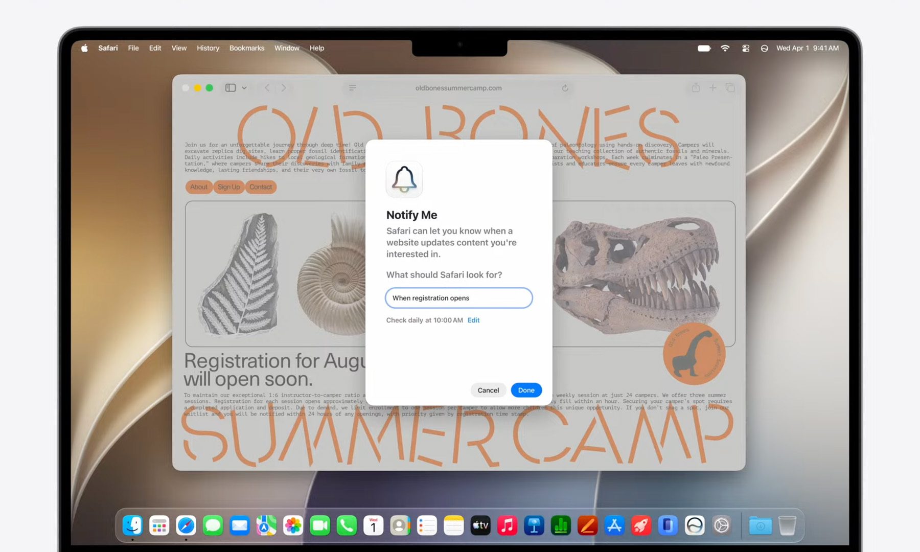 WWDC 2026 Apple Intelligence Safari M'avertir