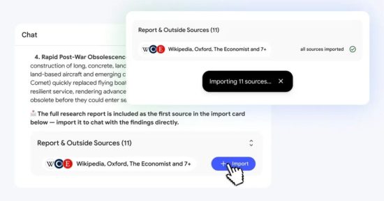 NotebookLM peut désormais écrire du code, créer des feuilles de calcul et trouver des sources pour vous