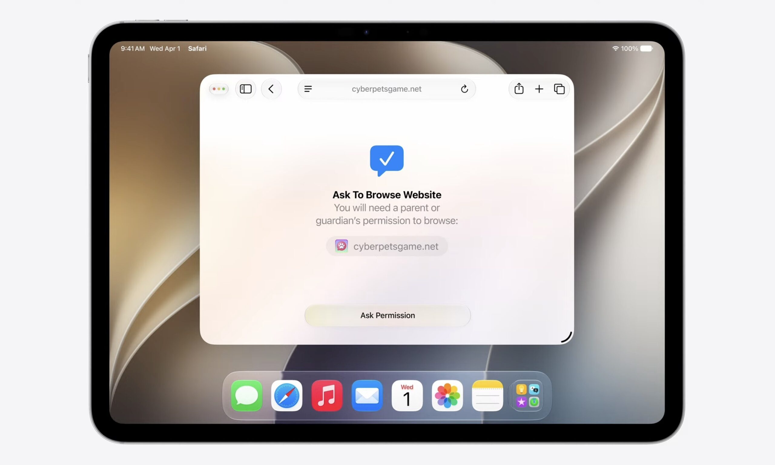 Apple demande à parcourir la fonctionnalité de sécurité des enfants