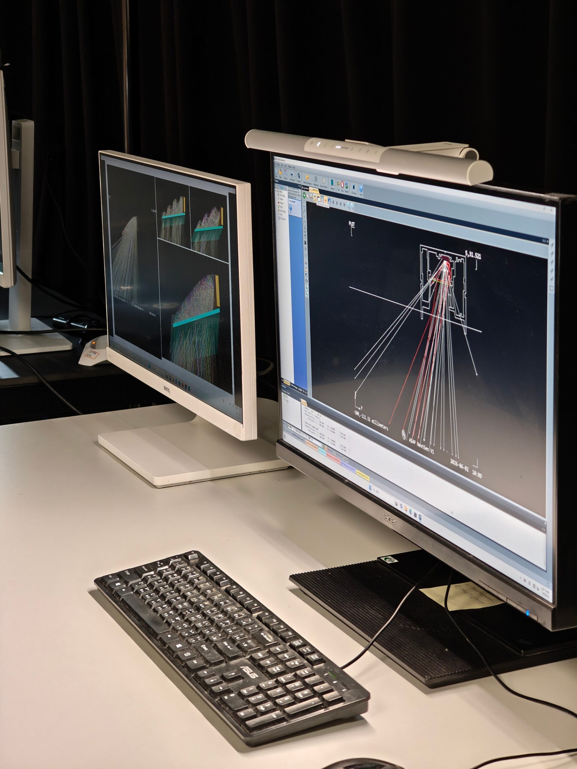 Démo de la barre d'écran du moniteur BenQ Lab Tour