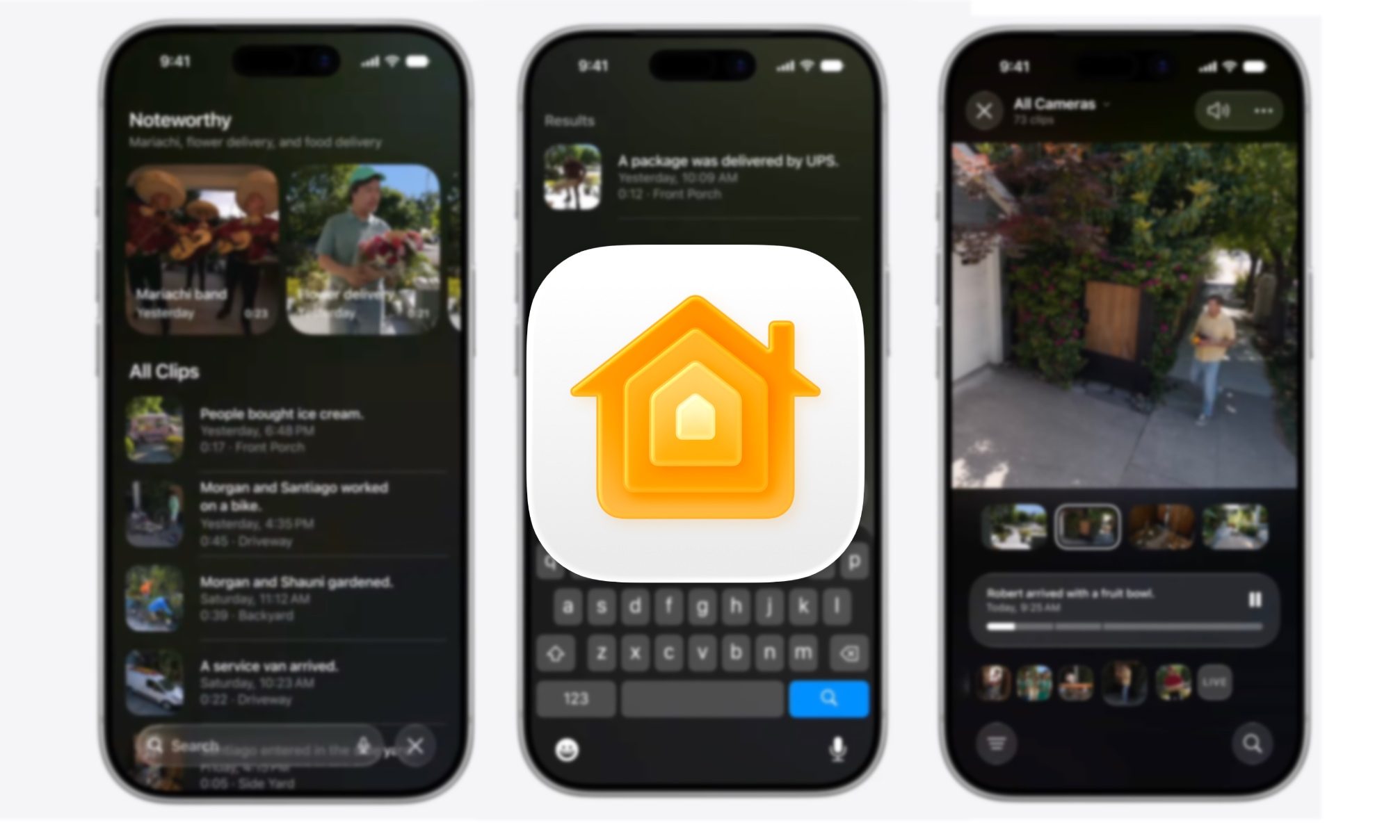 Nouvelles fonctionnalités de l'application Apple Home