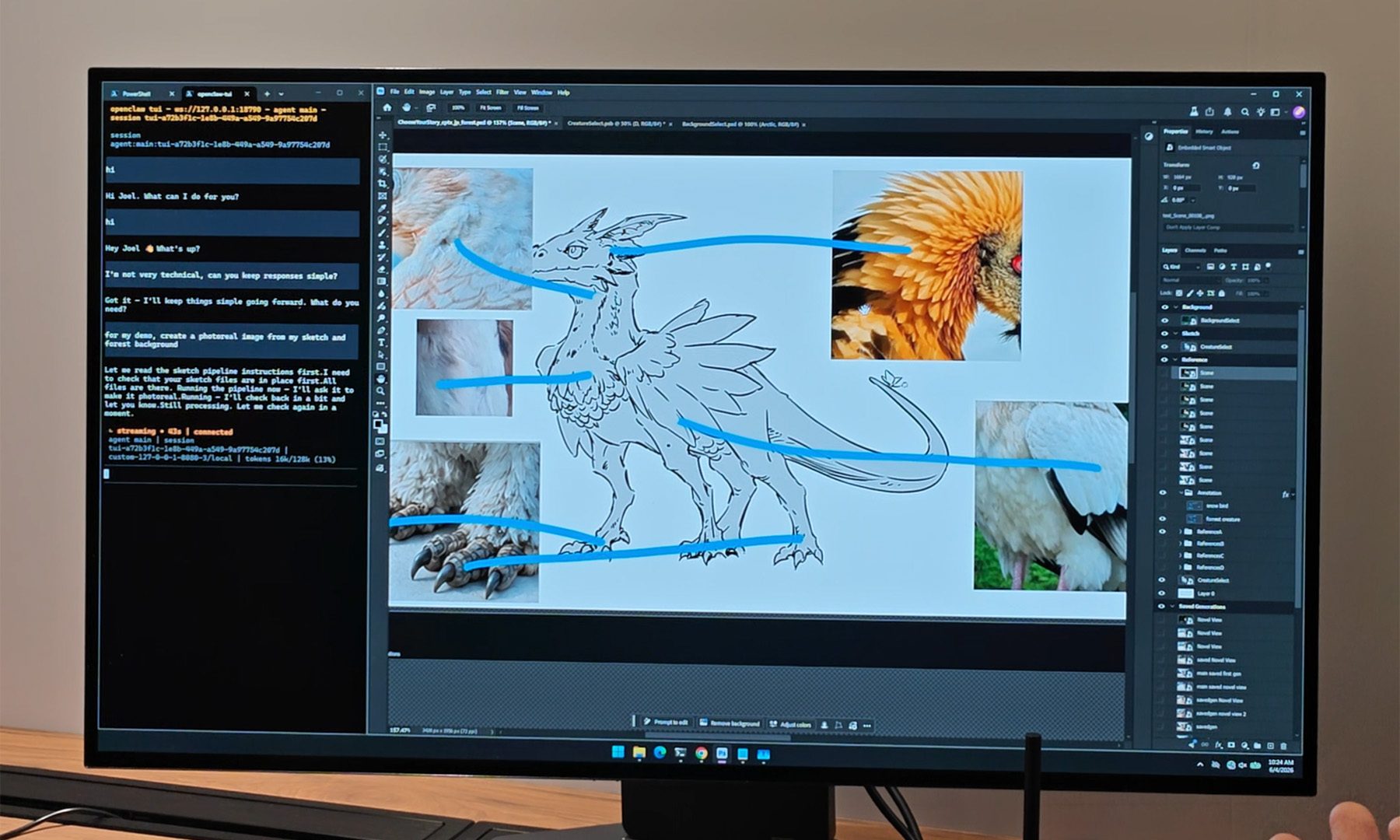 NVIDIA RTX Spark pour les créateurs Démo de première commande de génération d'images Computex 2026