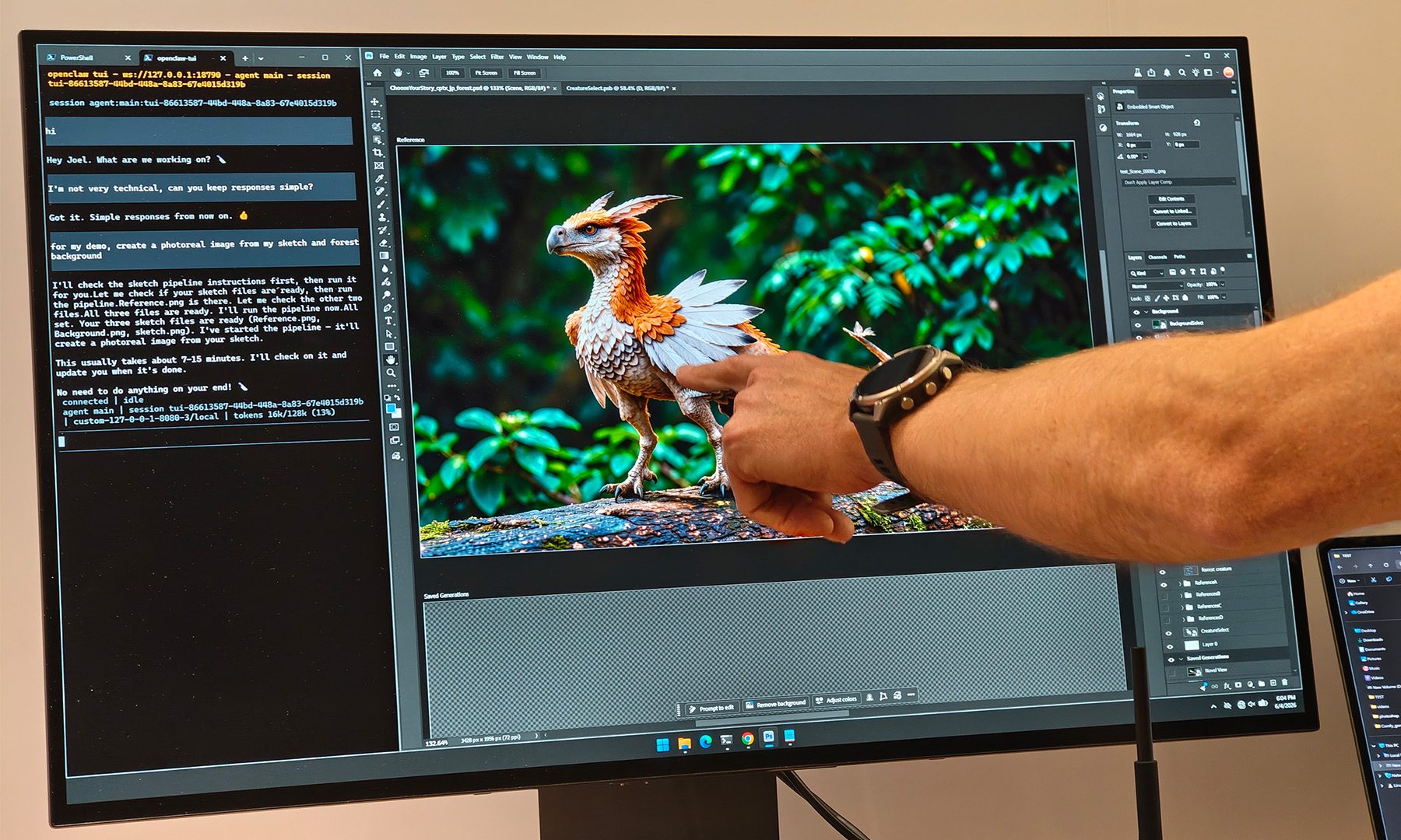 NVIDIA RTX Spark pour les créateurs Démo de génération d'images Computex 2026 autre