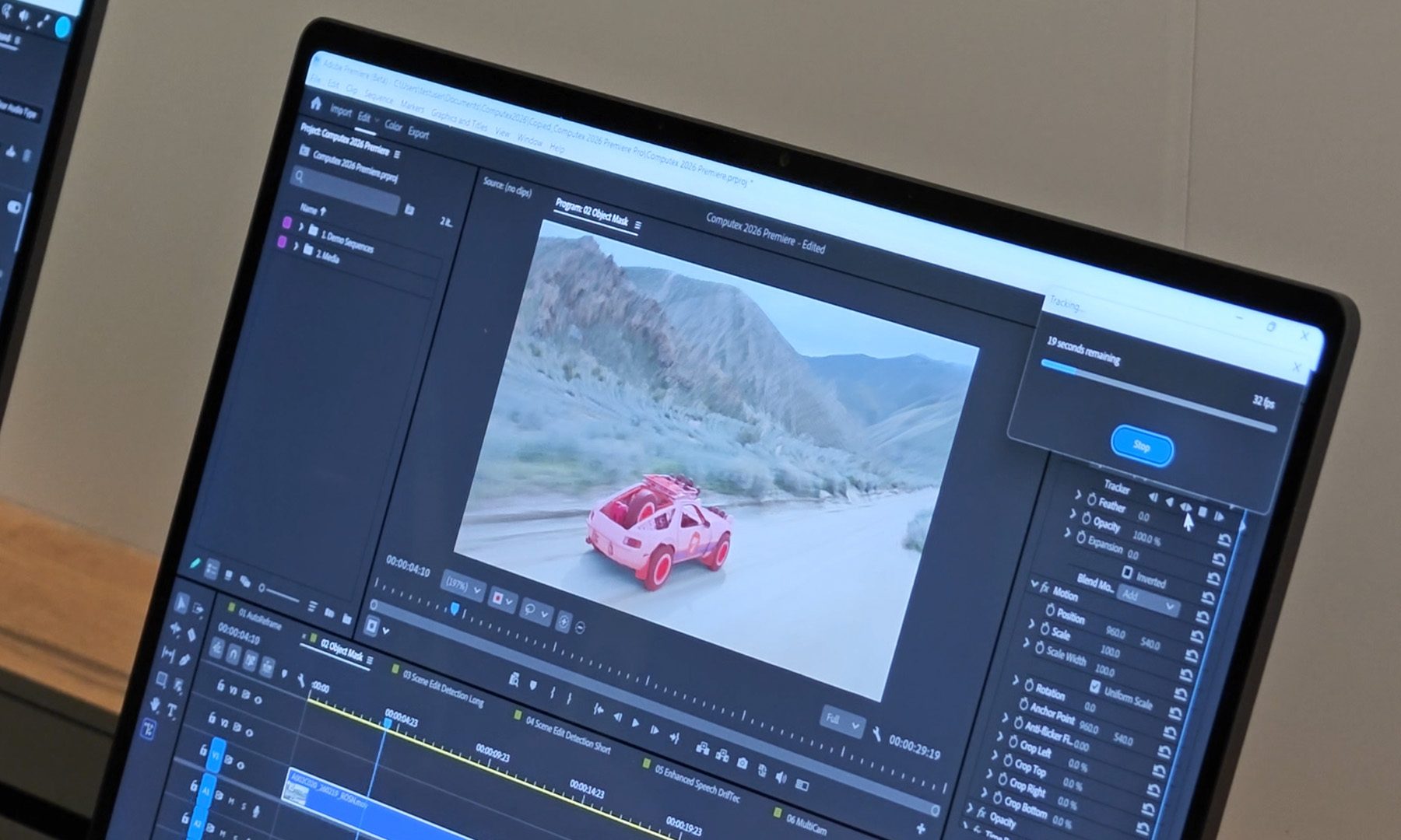 Masquage par rotoscopie de démonstration NVIDIA RTX Spark