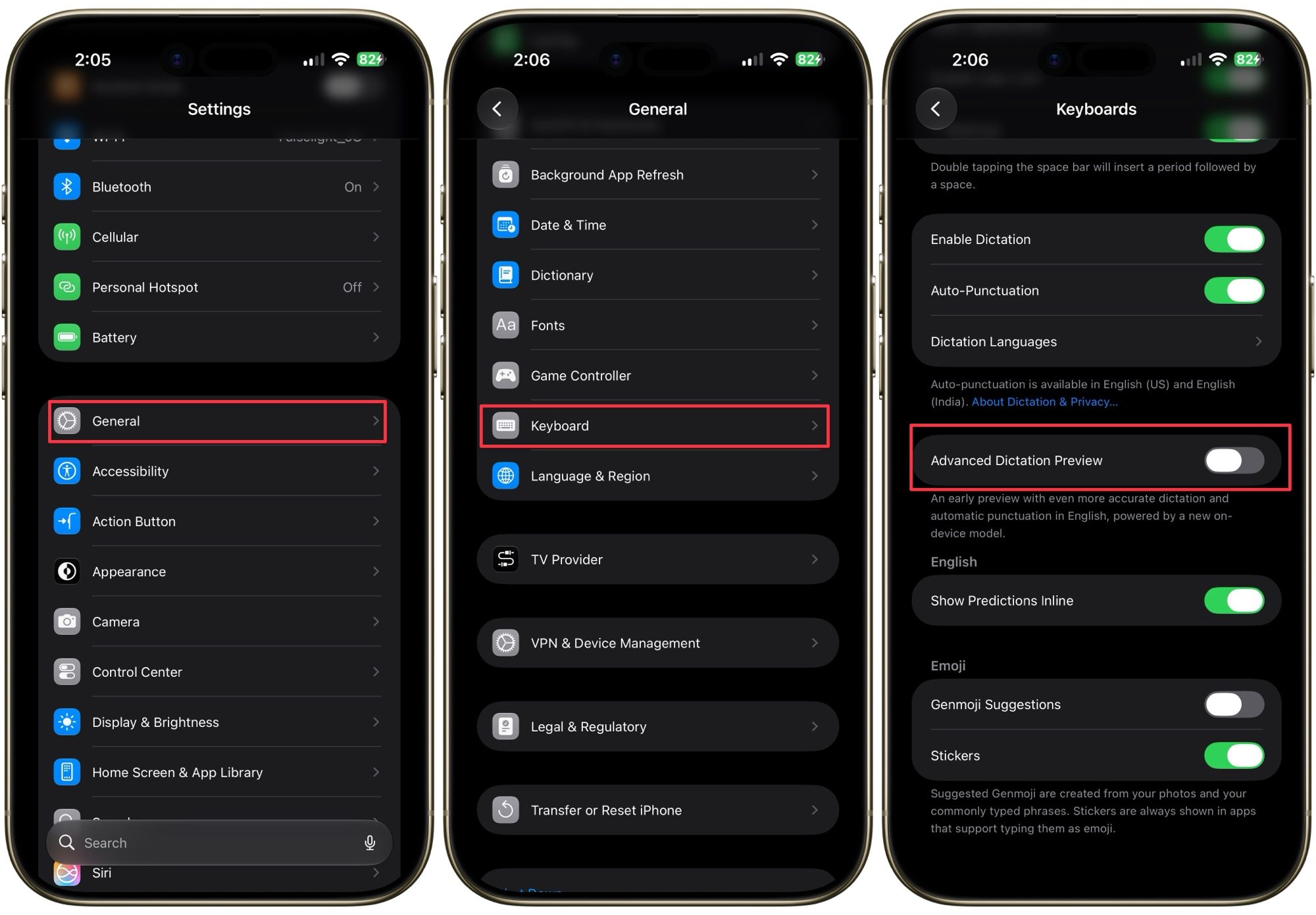 Aperçu de la détection avancée dans iOS 27