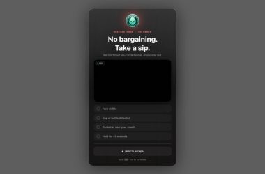 Cette nouvelle application Mac prend votre écran en otage jusqu'à ce que vous buviez de l'eau