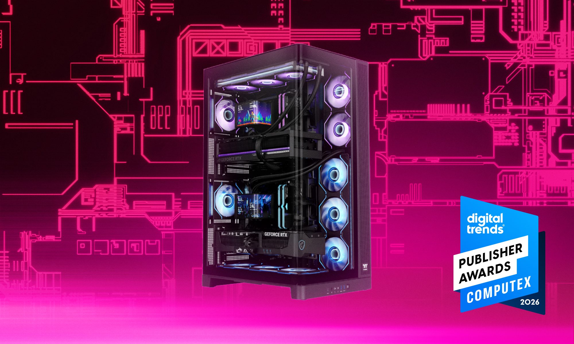 Tendances numériques Computex 2026 Publisher Awards Thermaltake CAPO X