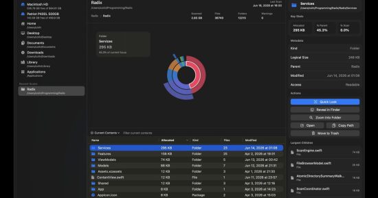 Si vous possédez un Mac, vous devriez essayer cet outil d'espace disque gratuit et magnifiquement conçu.
