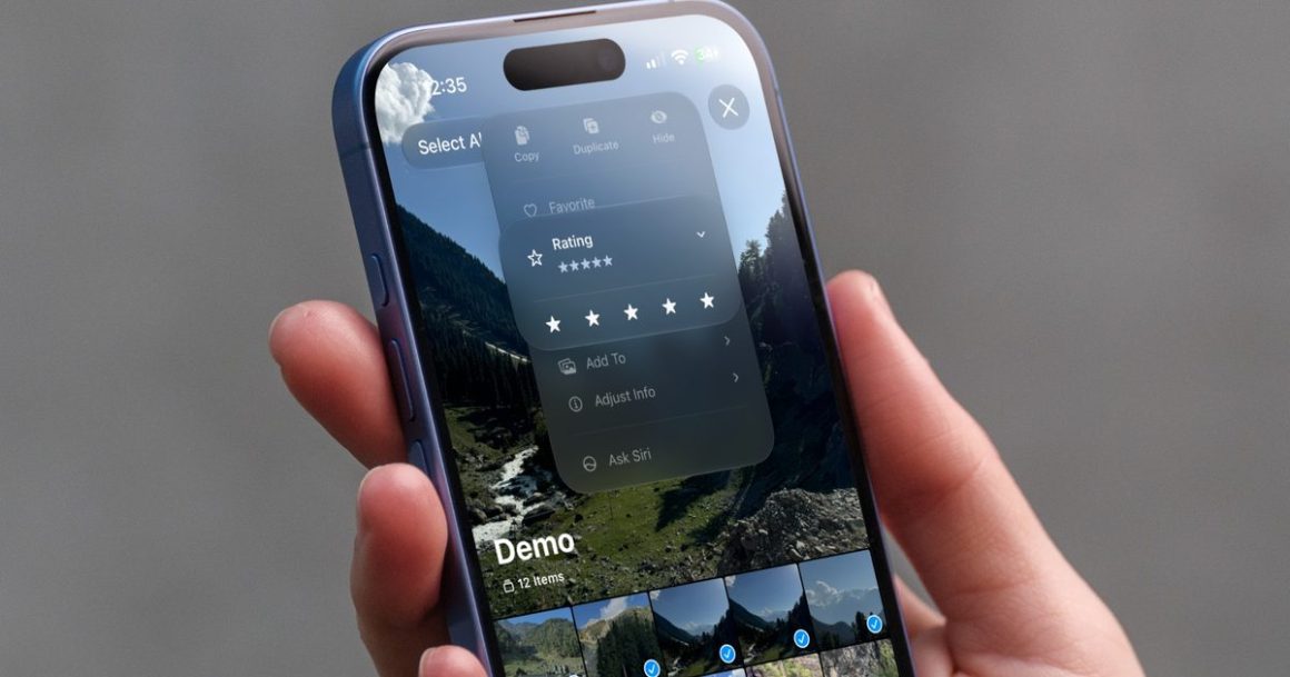 Apple me permet enfin d'évaluer mes photos et je ne peux pas arrêter de les utiliser