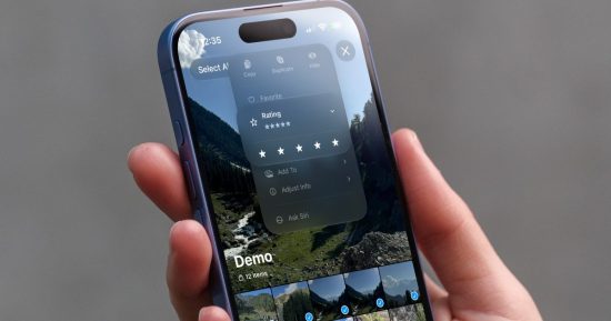 Apple me permet enfin d'évaluer mes photos et je ne peux pas arrêter de les utiliser