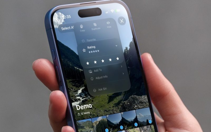 Apple me permet enfin d'évaluer mes photos et je ne peux pas arrêter de les utiliser