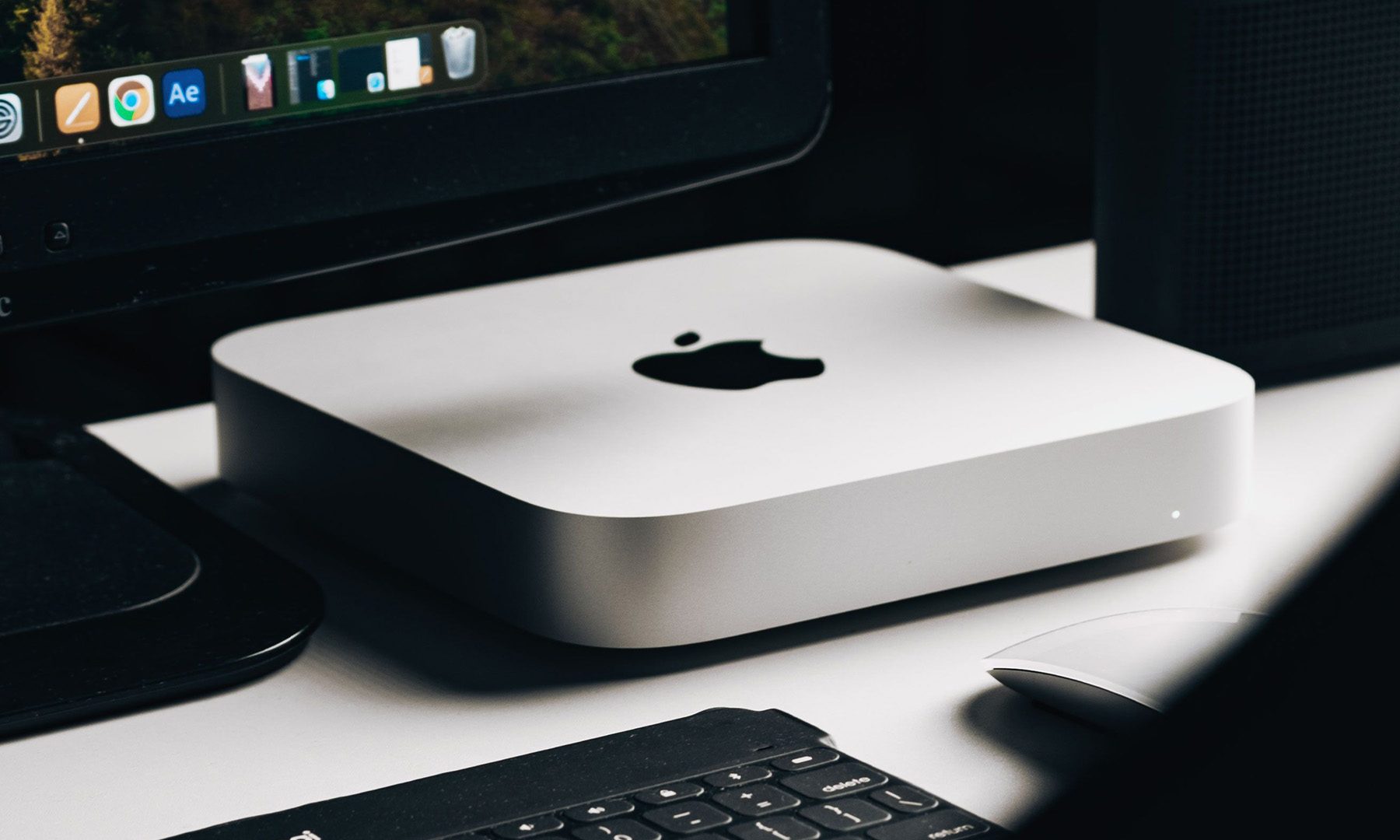 Apple Mac Mini sur un bureau