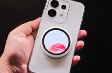 Ce téléphone Oppo a un dos 3D sauvage, mais sa bulle magnétique est le véritable truc de fête