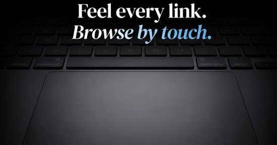 Une application Mac intelligente vous permet de ressentir des vibrations via le trackpad lorsque vous cliquez sur un lien ou un bouton