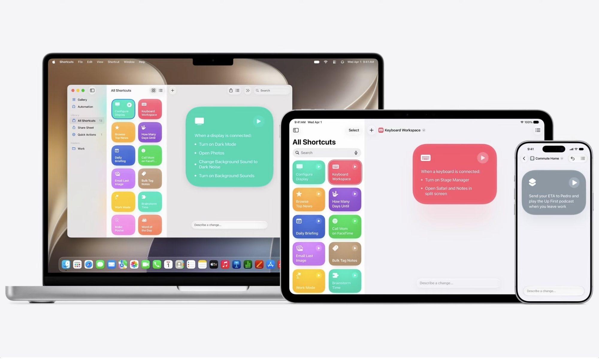Raccourcis Apple WWDC en vedette image