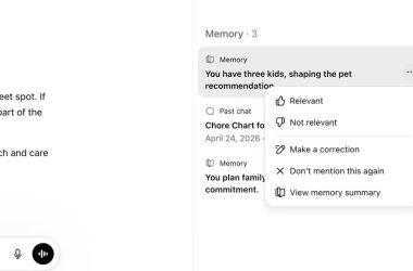 ChatGPT mémorise mieux votre vie afin que vos discussions ne semblent pas étranges