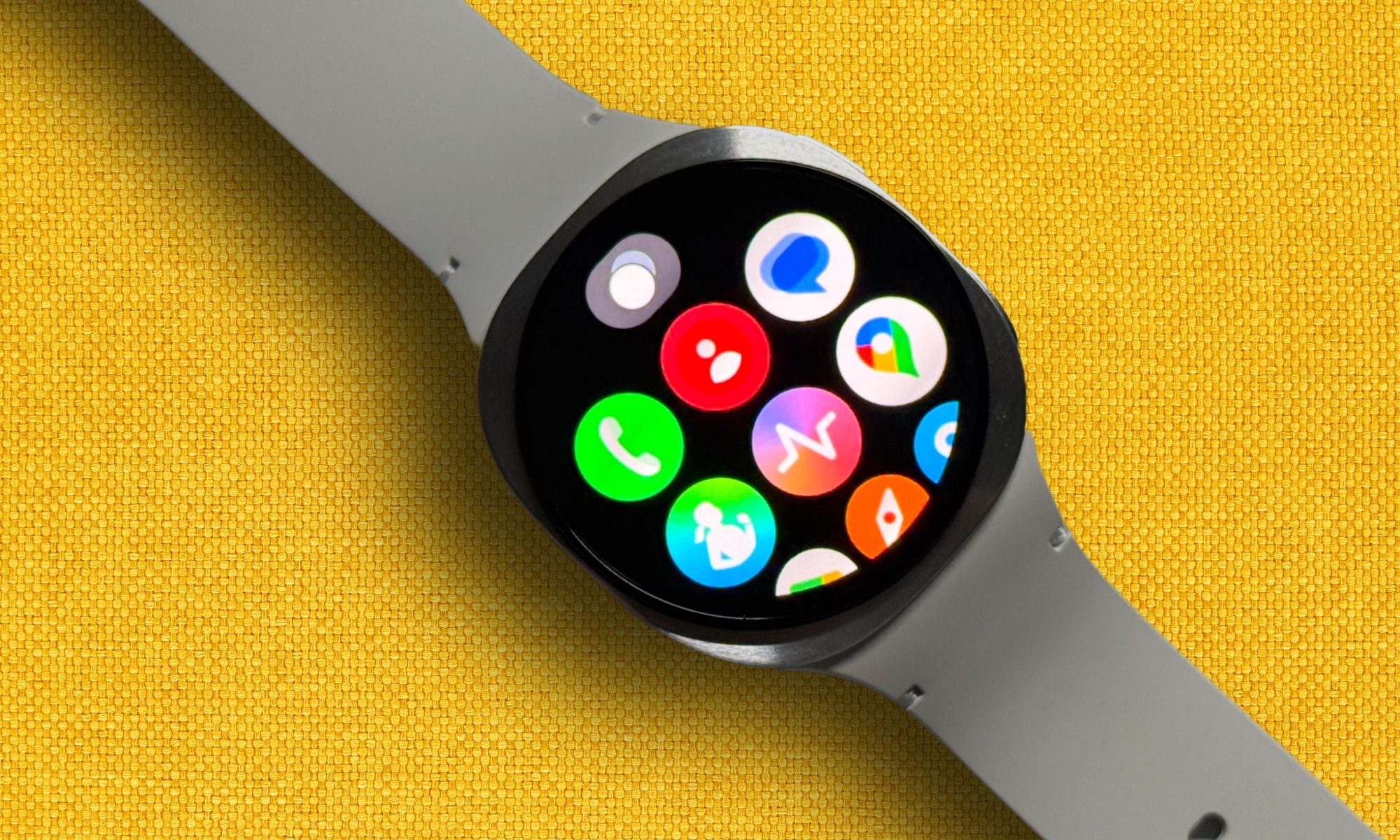 Sélection d'applications sur Samsung Galaxy Watch 8.