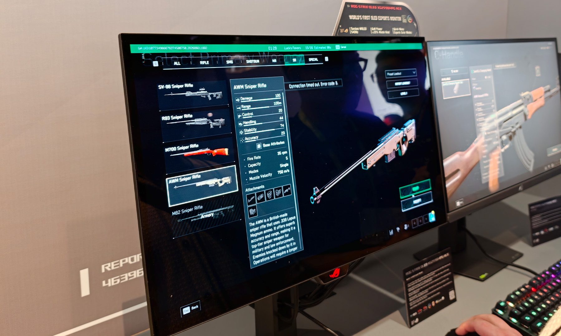 ASUS ROG Strix OLED XG259QWPG Ace pratique