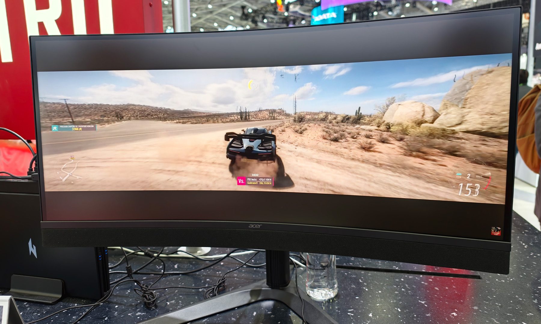 Jeu Acer Nitro XV345CKR exécutant Computex 2026