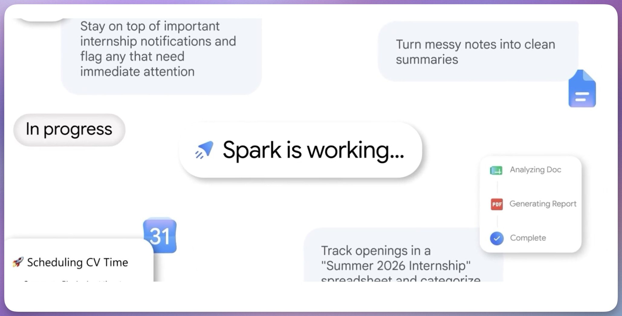 Gémeaux Spark en action