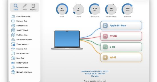 J'ai trouvé une application de diagnostic Mac gratuite qui vous indique ce que les outils Apple ne font pas
