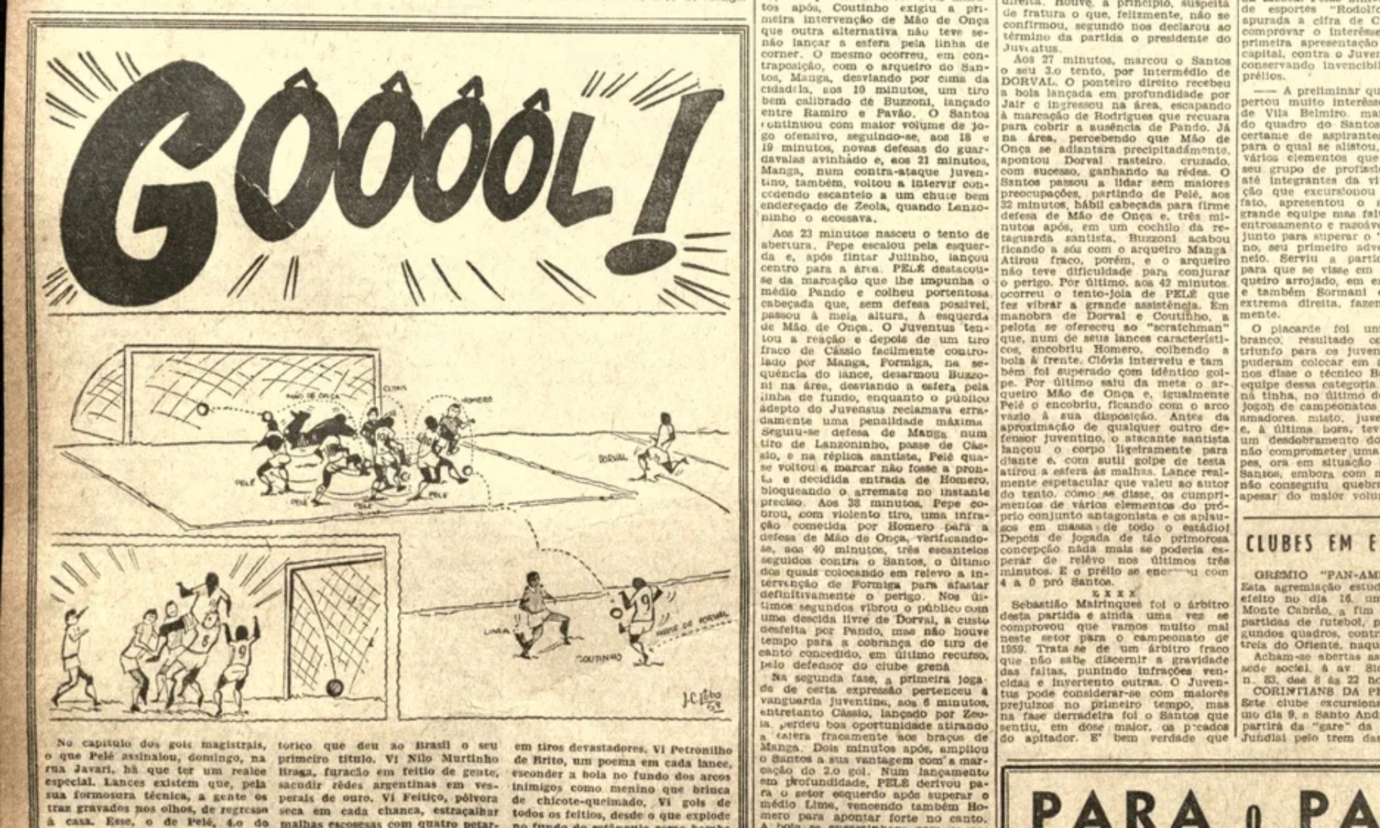 Photo d'archive d'un article de journal.