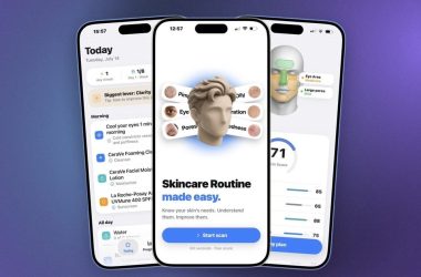 J'ai trouvé une application iPhone qui crée une routine de soins de la peau à partir d'un scan du visage de 30 secondes