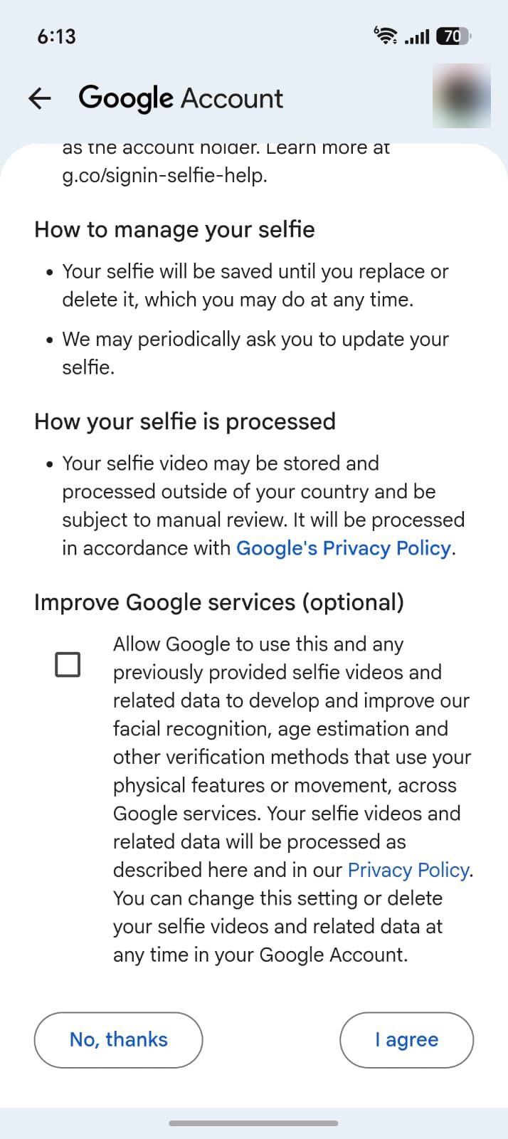 Tutoriel de configuration de la vidéo Google selfie