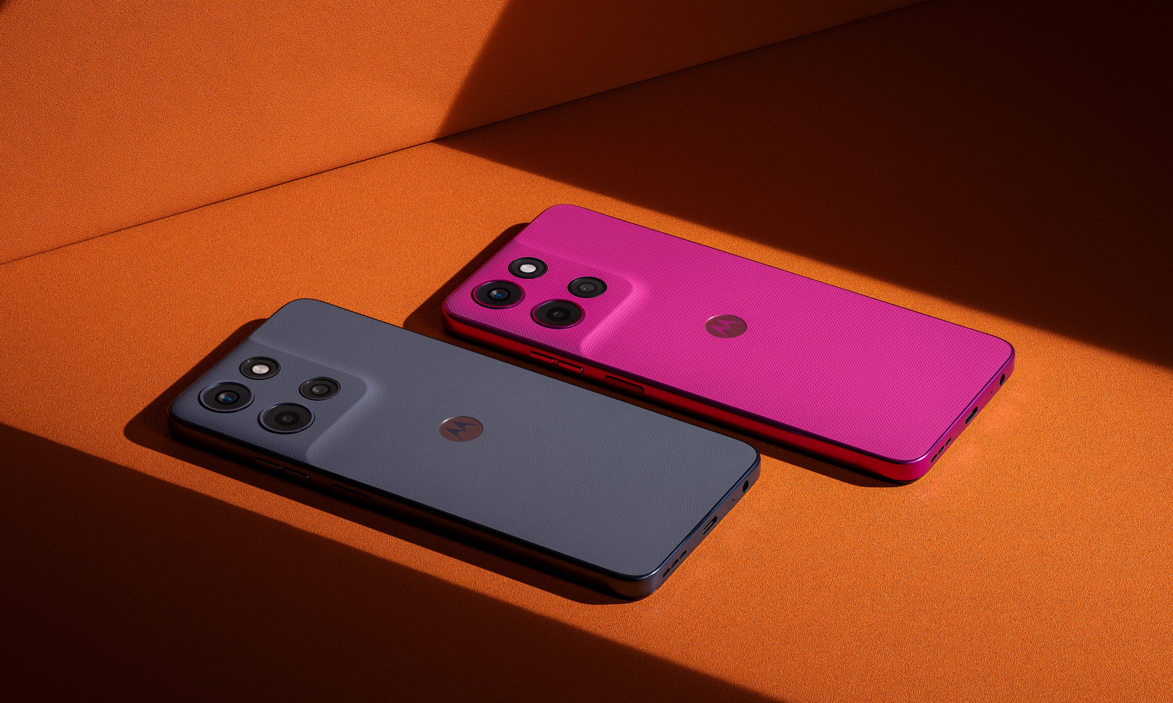 Moto G 2026 dans les couleurs Slipstream et Cattleya Orchid