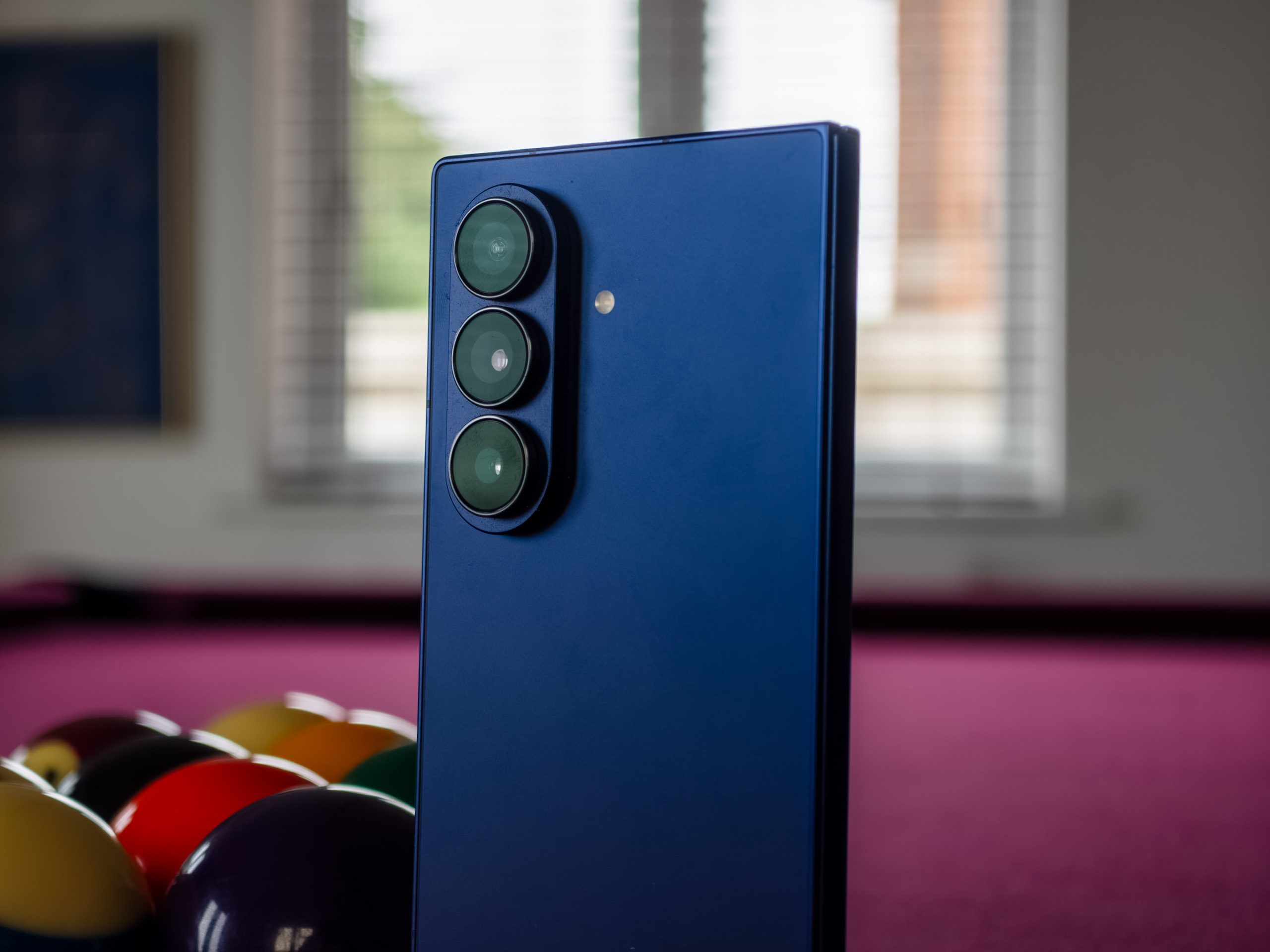 Les caméras du Galaxy Z Fold 7 en gros plan